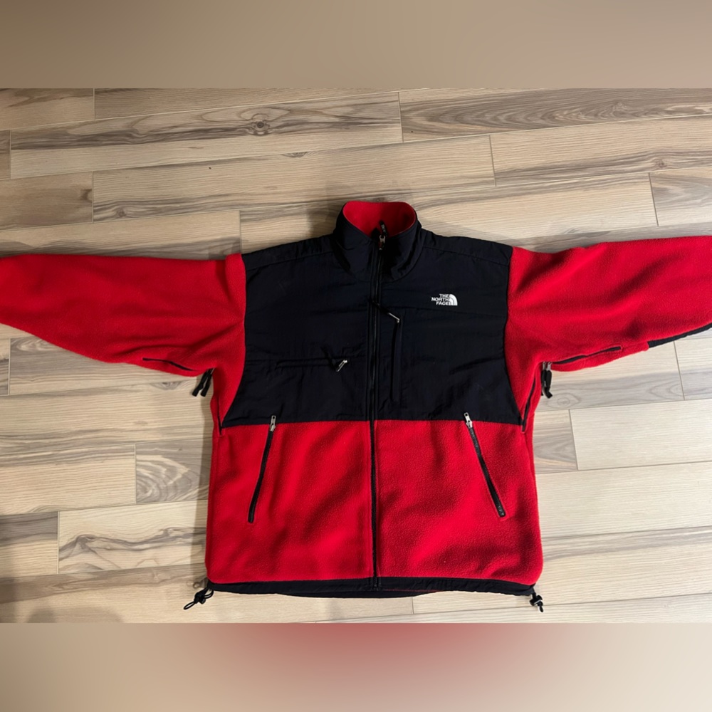 The North Face Denali Fleece Jacket Red & Black